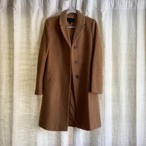 Ann Taylor camel coat, wool blend, size S